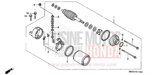 MOTEUR DE DEMARRAGE CBR600F1 de 2001